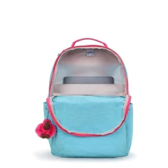 Mochila Kipling Seoul XL - Blue Sea Combo - Mimos de Orlando