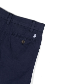 Bermuda Infantil Linho Polo Ralph Lauren Azul Marinho - RL1423 - Tamanho 4 anos - comprar online