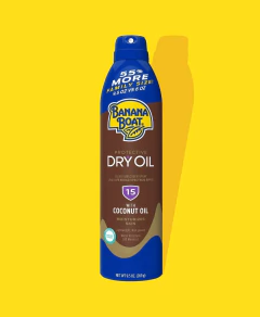 Bronzeador Banana Boat Dry Oil Fps 15 com Óleo de Coco - 269 gramas - comprar online