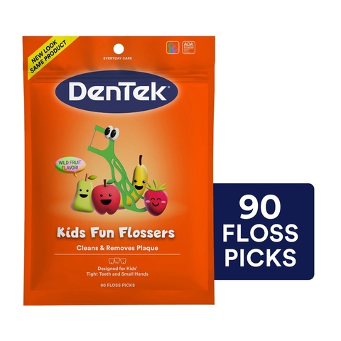 DenTek Kids Fun Flossers - 90 palitos de fio dental