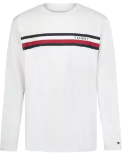 Camiseta Manga Longa Tommy Hilfiger Branca - TH1717 - Tamanho 14 - 16 anos na internet