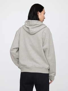 Imagem do Moletom Gap Zíper Feminino Cinza -GAP654 - Tamanho M