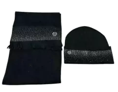 Touca e Cachecol Calvin Klein Black - Mimos de Orlando