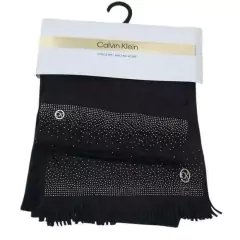 Touca e Cachecol Calvin Klein Black na internet