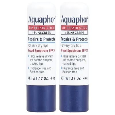 Aquaphor Lip Repair Stick + Sunscreen - Kit com 2