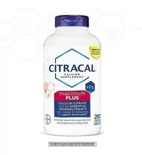 Citracal Calcium + D3 280 Cápsulas - Exp 05/26