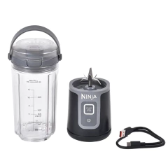 Ninja Blast Liquidificado Portátil Mini Sem Fio Recarregável Cor Cinza/ Black 110V/220V - loja online