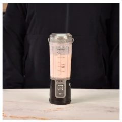 Imagem do Ninja Blast Liquidificado Portátil Mini Sem Fio Recarregável Cor Cinza/ Black 110V/220V
