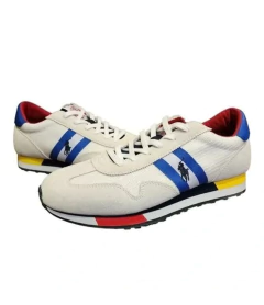 Tênis POLO RALPH LAUREN TRAIN 85 SK STL COURO MALHA TAMANHO 12 - 43/44 BRASIL