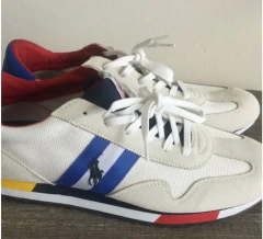 Tênis POLO RALPH LAUREN TRAIN 85 SK STL COURO MALHA TAMANHO 12 - 43/44 BRASIL na internet