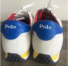 Tênis POLO RALPH LAUREN TRAIN 85 SK STL COURO MALHA TAMANHO 12 - 43/44 BRASIL - Mimos de Orlando
