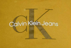Moletom Calvin Klein Jeans Mostarda c/Capuz - Tamanho 14 - 16 anos - loja online