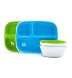 Conjunto de jantar infantil Munchkin Splash de 9 peças na internet
