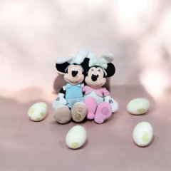 Casal Pelúcia Mickey & Minnie Páscoa - comprar online