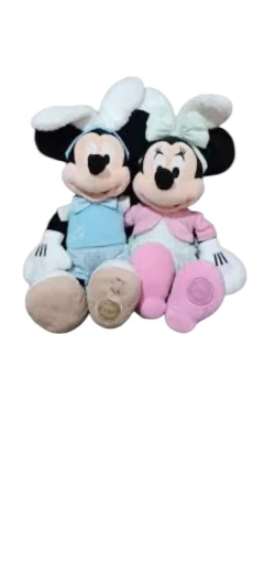 Casal Pelúcia Mickey & Minnie Páscoa na internet