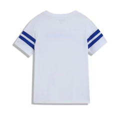 Camiseta Tommy Hilfiger Infantil Branca Logo Azul - TH1129 - Tamanho 16 - 18 anos - Mimos de Orlando
