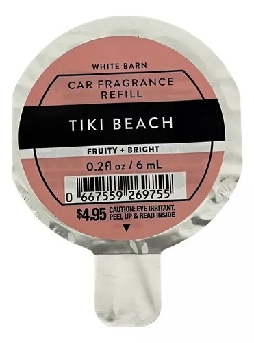 Wallflower Bath And Body Works Car Fragrance Refill - Tiki Beach - comprar online