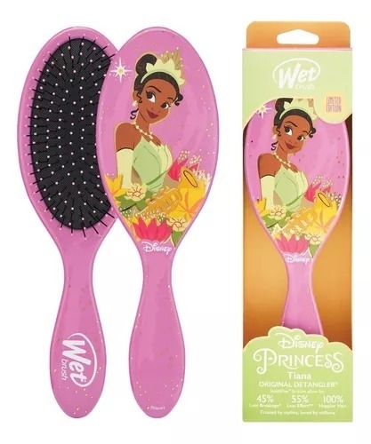 Escova Wetbrush Disney Princesa Ultimate Tiana Cor Rosa