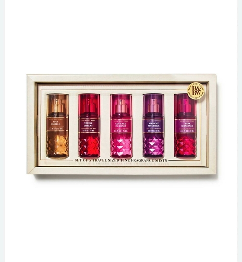 Kit presente 5 Splashes Everyday Luxuries Bath and Body Works
