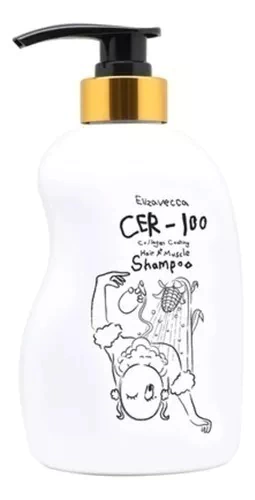 Shampoo Para Cabelo Elizavecca Cer-100, Colágeno, 500ml