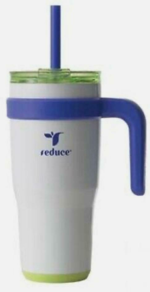 Copo Térmico De Aço Inoxidável Branco/Azul/Verde - Reduce - 680ml - comprar online