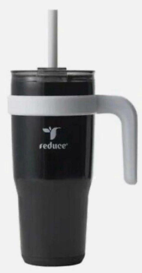 Copo Térmico De Aço Inoxidável Preto/Branco - Reduce - 680ml - comprar online