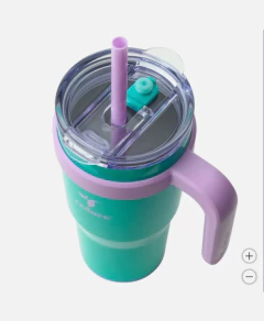 Copo Térmico De Aço Inoxidável Verde/Lilás - Reduce - 680ml - loja online