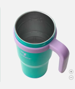 Copo Térmico De Aço Inoxidável Verde/Lilás - Reduce - 680ml - Mimos de Orlando