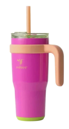 Copo Térmico De Aço Inoxidável Rosa/Laranja - Reduce - 680ml - comprar online