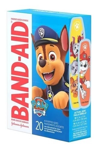 Band Aid Paw Patrol - 20 curativos
