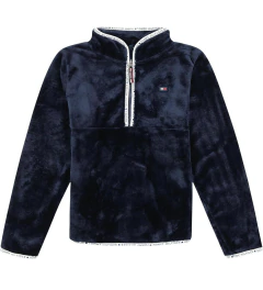 Moletom Infantil Sherpa com Capuz Tommy Hilfiger Azul Marinho - Tamanho 7 anos na internet