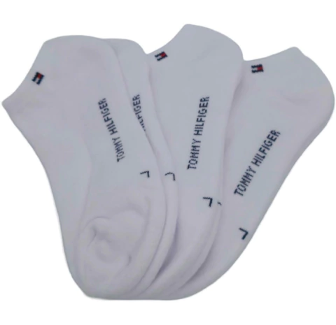 Kit 6 Pares de Meia Tommy Hilfiger Brancas Tamanho 2-5 anos - comprar online
