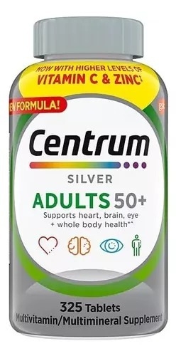 Centrum Silver 50+ Multivitaminico 325 Tablets - Exp 02/26