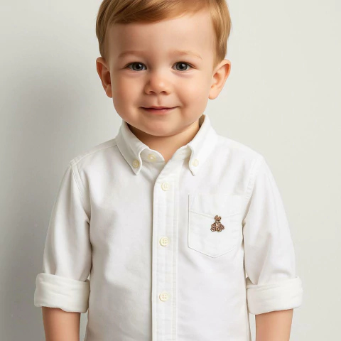 Camisa Branca Gap Ursinho - GAP9292 - Tamanho 5 anos - comprar online