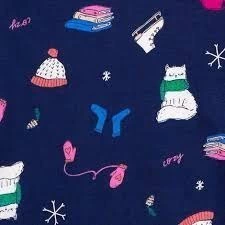 Pijama 4 peças Cotton Carter's Manga Longa "Ice Skate e Snowflake"" - 3R926310 - Tamanho 6 anos na internet