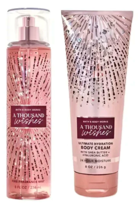 Kit Bath Body Works Creme / Hidratante - A Thousand Wishes - comprar online