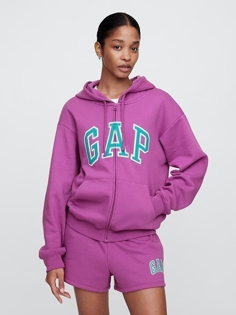 Moletom Gap Zíper Feminino Violeta -GAP8734 - Tamanho P