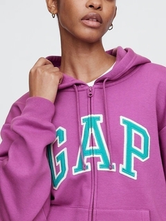 Moletom Gap Zíper Feminino Violeta -GAP8734 - Tamanho P na internet