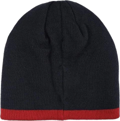 Touca Reversivel Tommy Hilfiger Azul Marinho/Vermelho - Tamanho 5 - 7 anos