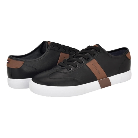 Tênis Sneaker Tommy Hilfiger Preto - Tamanho 11,5 Usa - 43/44 Brasil - comprar online