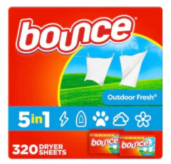 Lenço Amaciante Bounce Para Secadora De Roupas - 320 Lavagens - comprar online