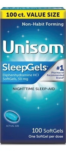 Unisom Sleepgels Nighttime Sleep-aid - 100 Unidades - EXP 11/26