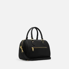 Bolsa Coach Rowan Satchel Bag- Black na internet