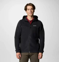 Jaqueta Fleece Masculina Columbia Capuz - Cinza Chumbo - C0O24 - Tamanho G - comprar online
