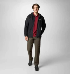 Jaqueta Fleece Masculina Columbia Capuz - Cinza Chumbo - C0O24 - Tamanho G na internet