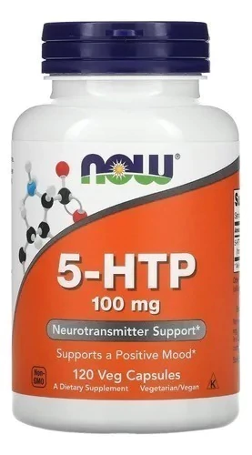 5 Htp 100mg 120 Capsulas - Now - EXP 07/29