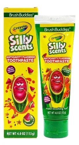 Creme Dental Anticaries Brush Buddies Crayola Melancia 113g