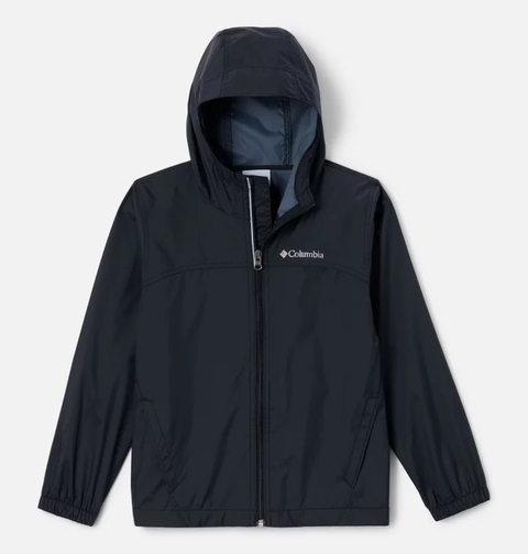 Jaqueta Corta Vento Infantil Columbia Preta - Tamanho 18 - 20 anos - comprar online