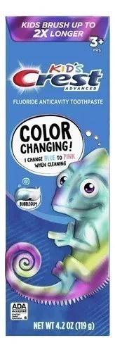 Creme Dental Infantil C/ Flúor Crest Advanced Sabor Chiclete