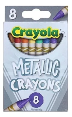 Crayola - Giz De Cera Metallic - 8 Cores - comprar online